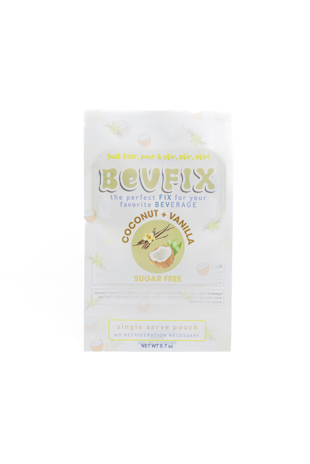 Tear Pouch Coconut + Vanilla