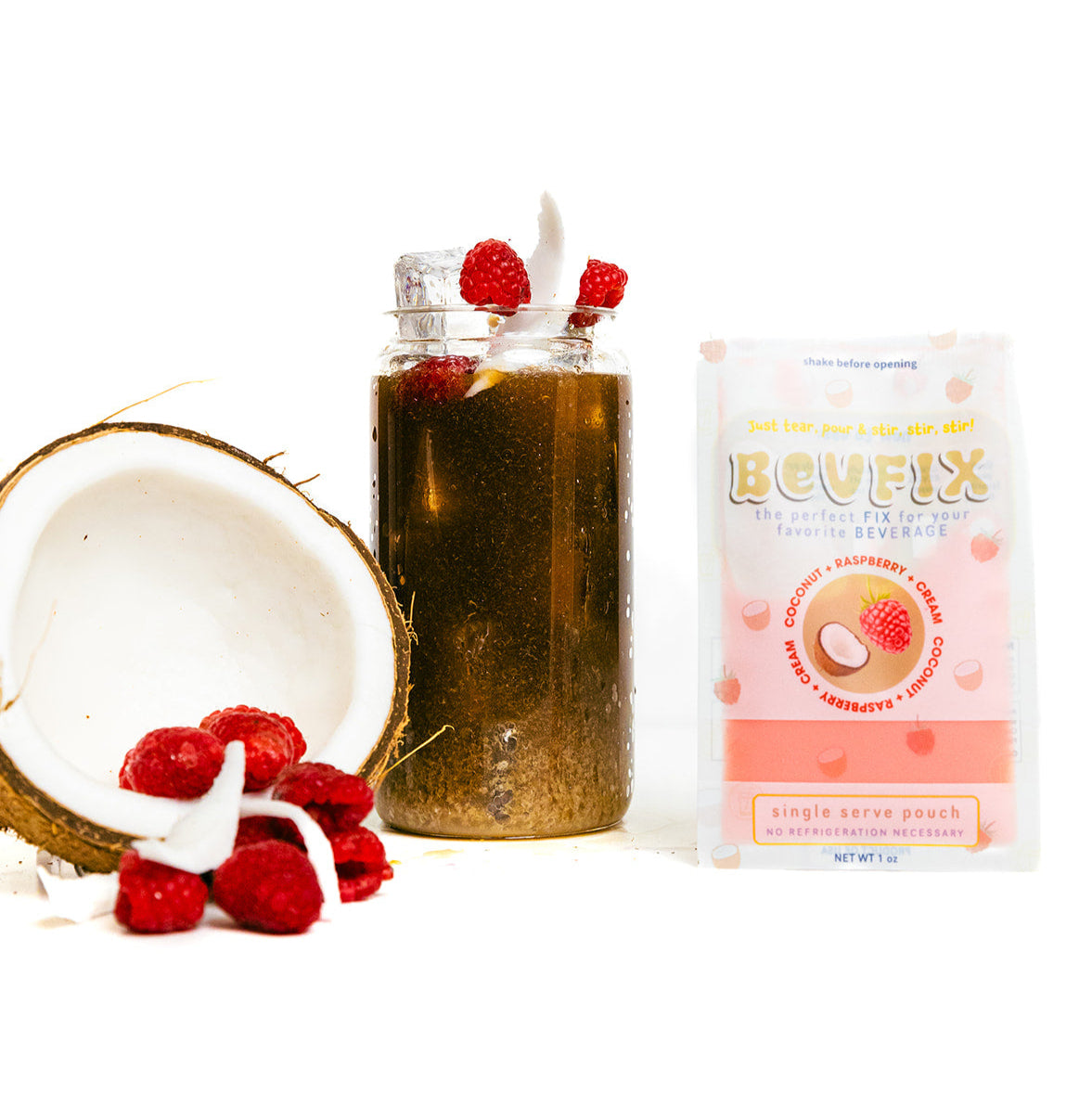 Coconut + Raspberry